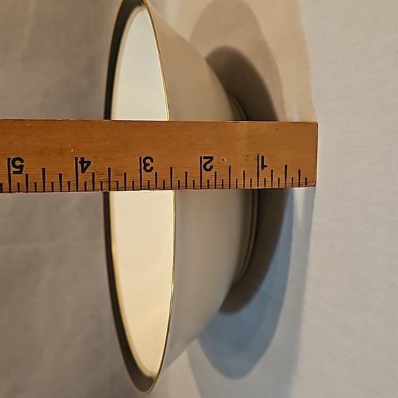 NEW Noritake Ivory And Ebony 7274 Round Vegetable Bowl - Picture 8 of 9